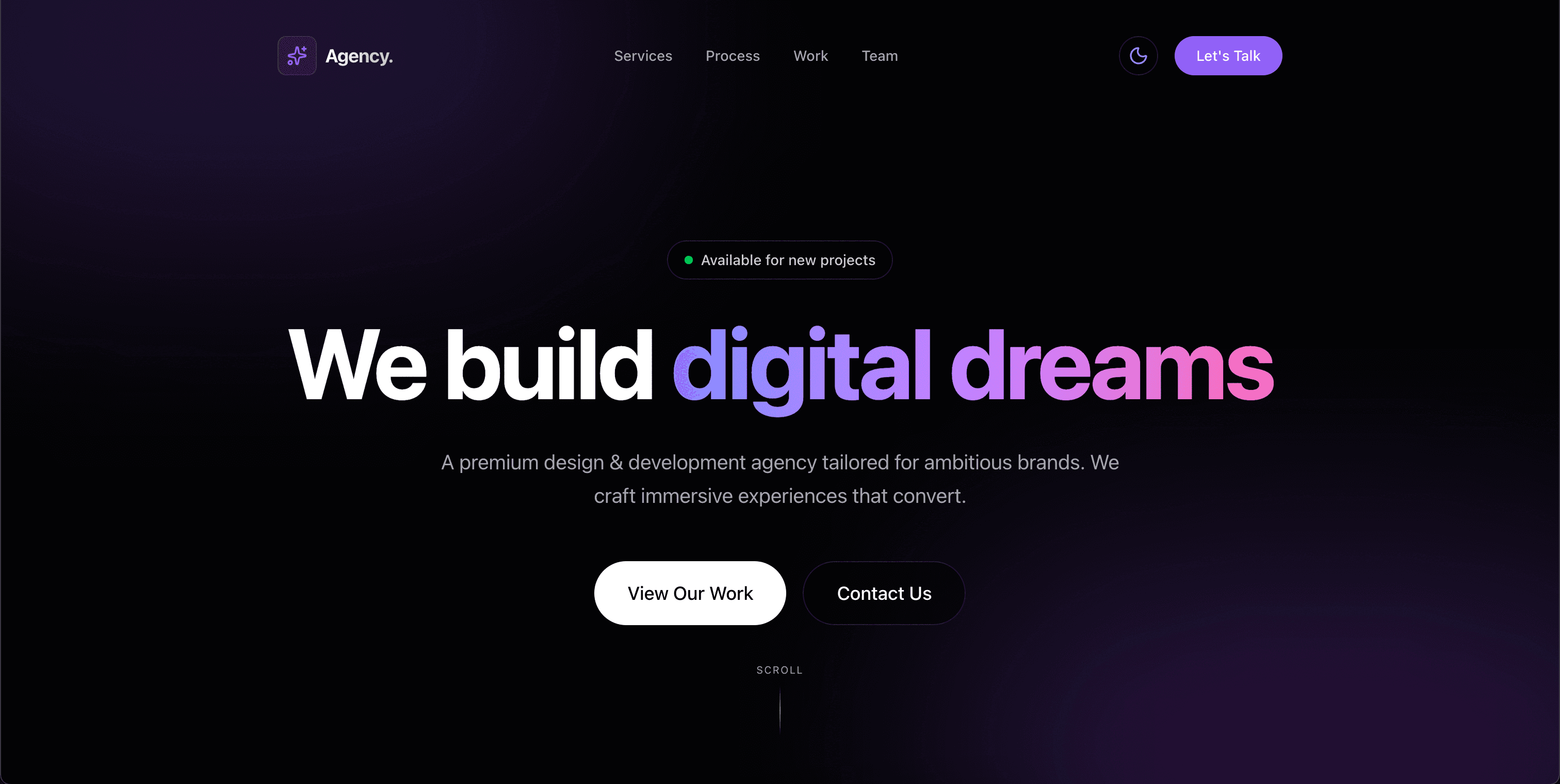 High-Performance Agency Website